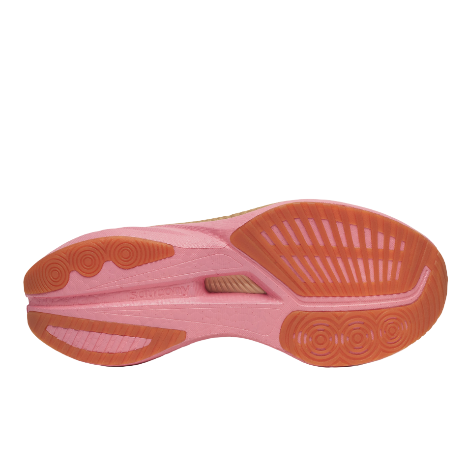 Saucony Women's Endorphin Speed 5 Running Shoes in Ivory/Mauve SS26