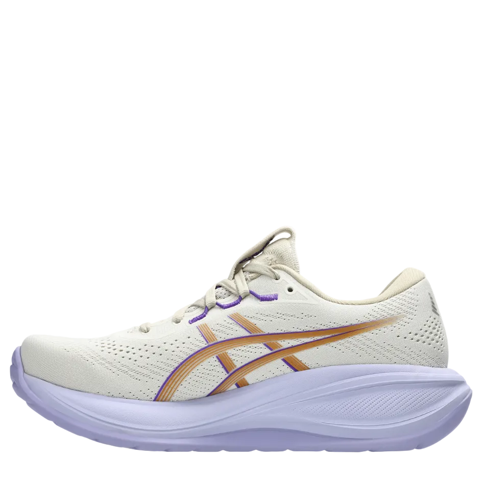 ASICS Women's GEL-CUMULUS 28 Running Shoes in Oatmeal/Fresh Air AW26