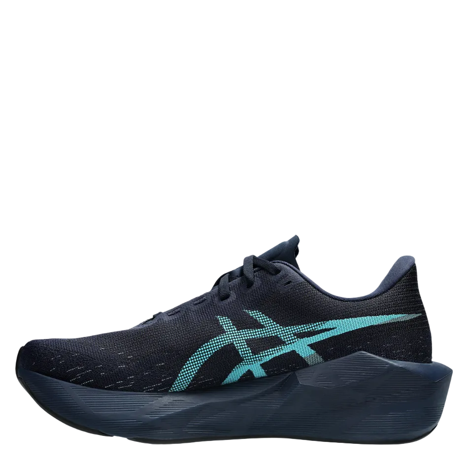 ASICS Men's NOVABLAST 6 Running Shoes in Midnight/Energy Aqua AW26