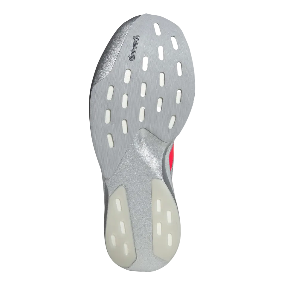adidas Men's adizero Evo SL Running Shoes in Silver Met./Lucid Red/Iron Met. AW26