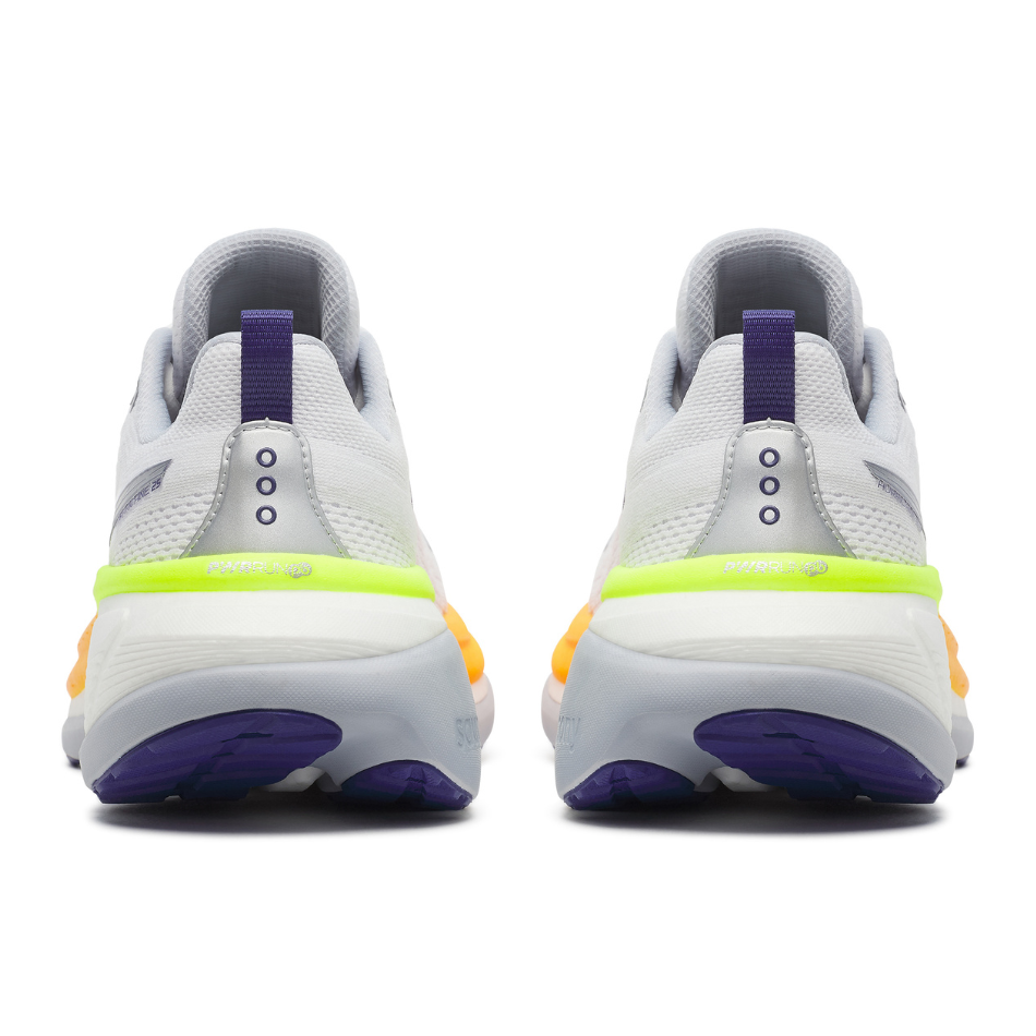 Saucony Women's Hurricane 25 Running Shoes in White-Frigid - Online Exclusive