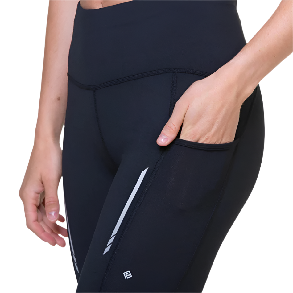 Ronhill Women's Tech Reflect Tight in Black/Reflect AW25