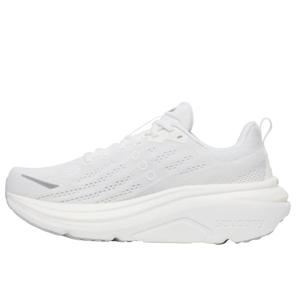 Saucony Men's Hurricane 25 Running Shoes in White - Online Exclusive