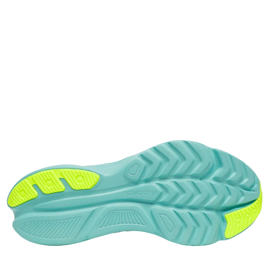 Saucony Women's Kinvara 16 Running Shoes in White/Aqua - Online Exclusive