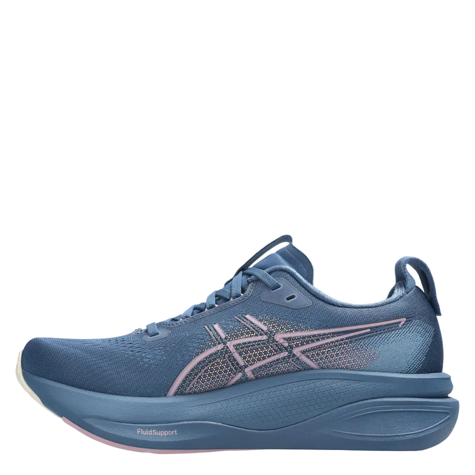 ASICS Women's GEL-KAYANO 33 Running Shoes in Grand Shark/Taro Purple AW26