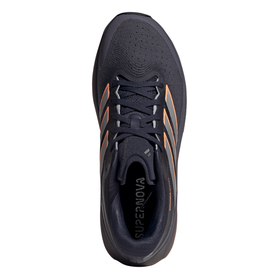 adidas Men's Supernova Solution 3 Running Shoes in Aurora Onix/silver met./Lucid Orange SS26
