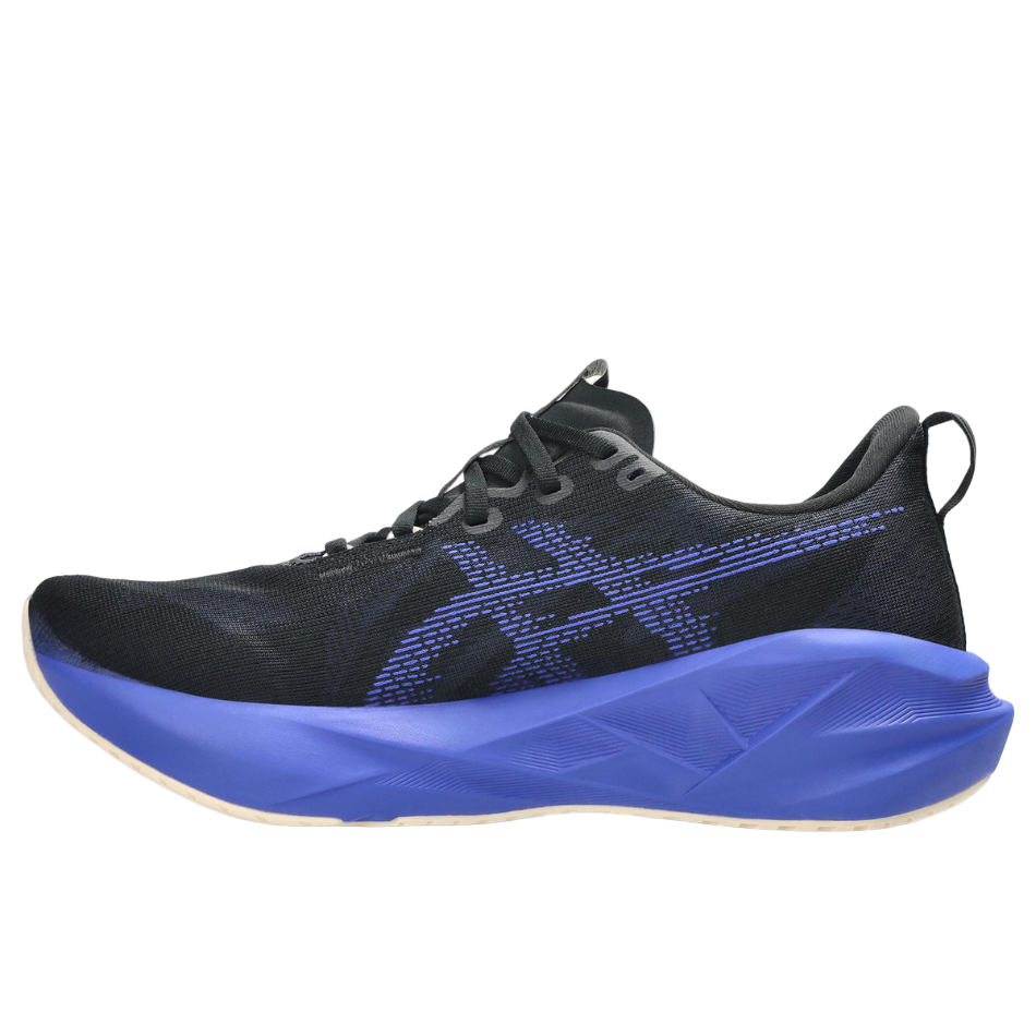 ASICS Men's NOVABLAST 5 Running Shoes in Black/Cobalt Burst SS26