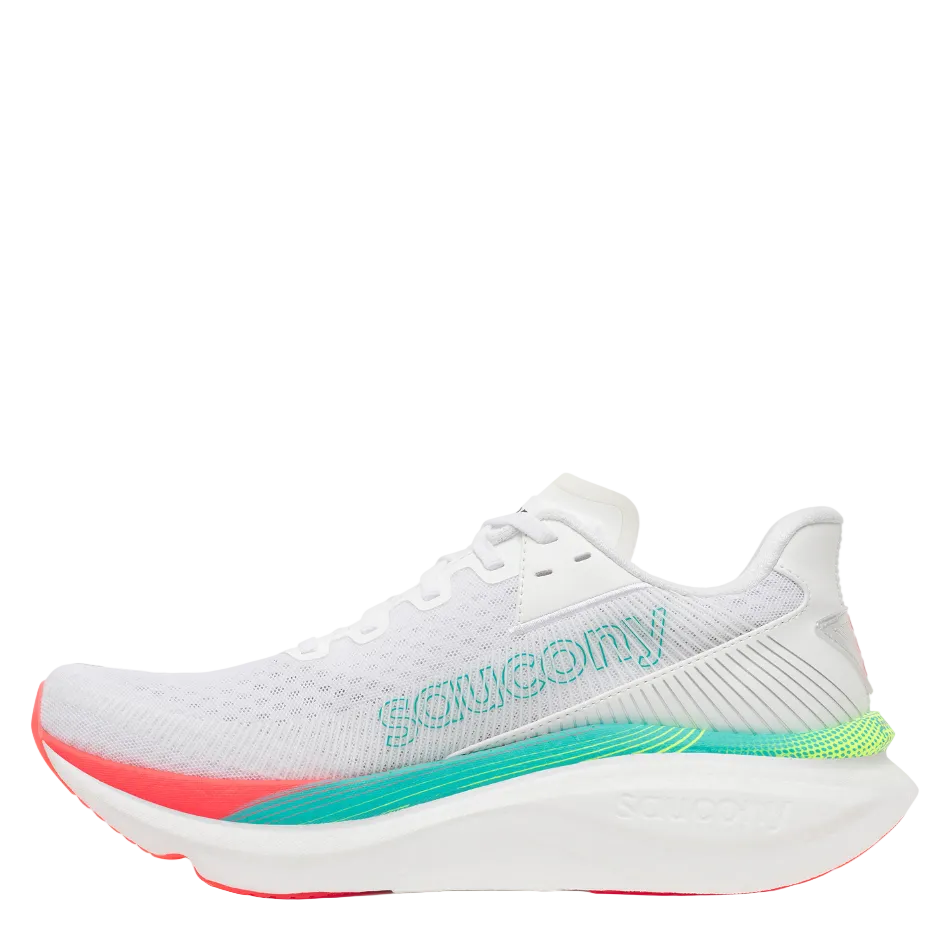 Saucony Men's Endorphin Azura Running Shoes in White/Multi AW26