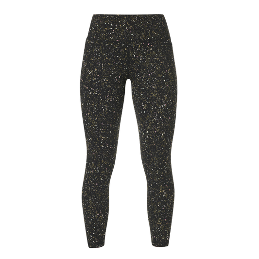 Sweaty Betty Power 7/8 Workout Leggings in Green Ditsy/Terrain Print SS26