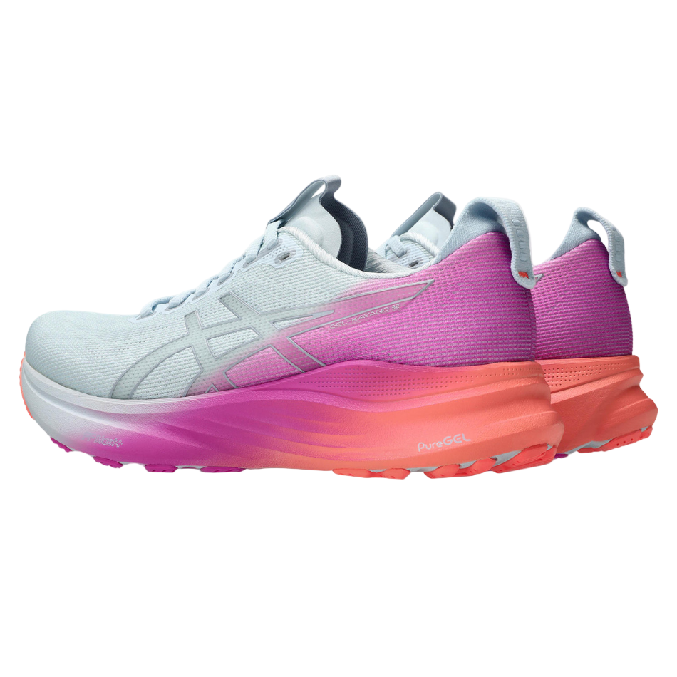 ASICS Women's GEL-KAYANO 32 Sunny Sizzle Running Shoes in Sky/Digital Sakura SS26