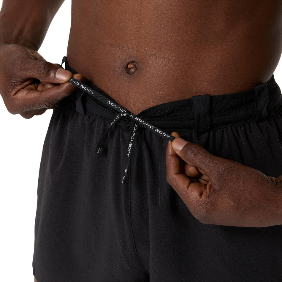 ASICS Men's METARUN SPLIT SHORT in Performance Black SS26