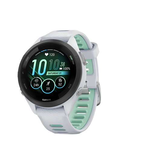 Garmin Unisex Forerunner 265S Music Running Watch in White