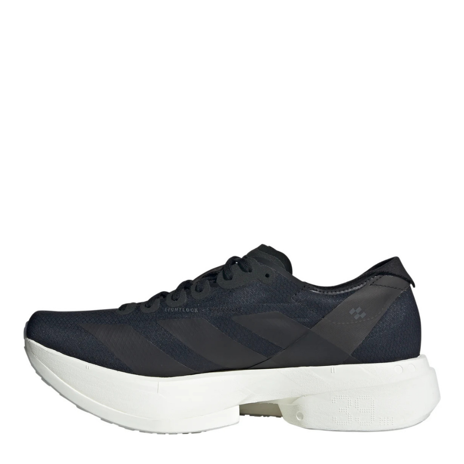 Adidas Men's Adizero Adios Pro 4 Running Shoes in Core Black/Core Black/Grey Five SS25
