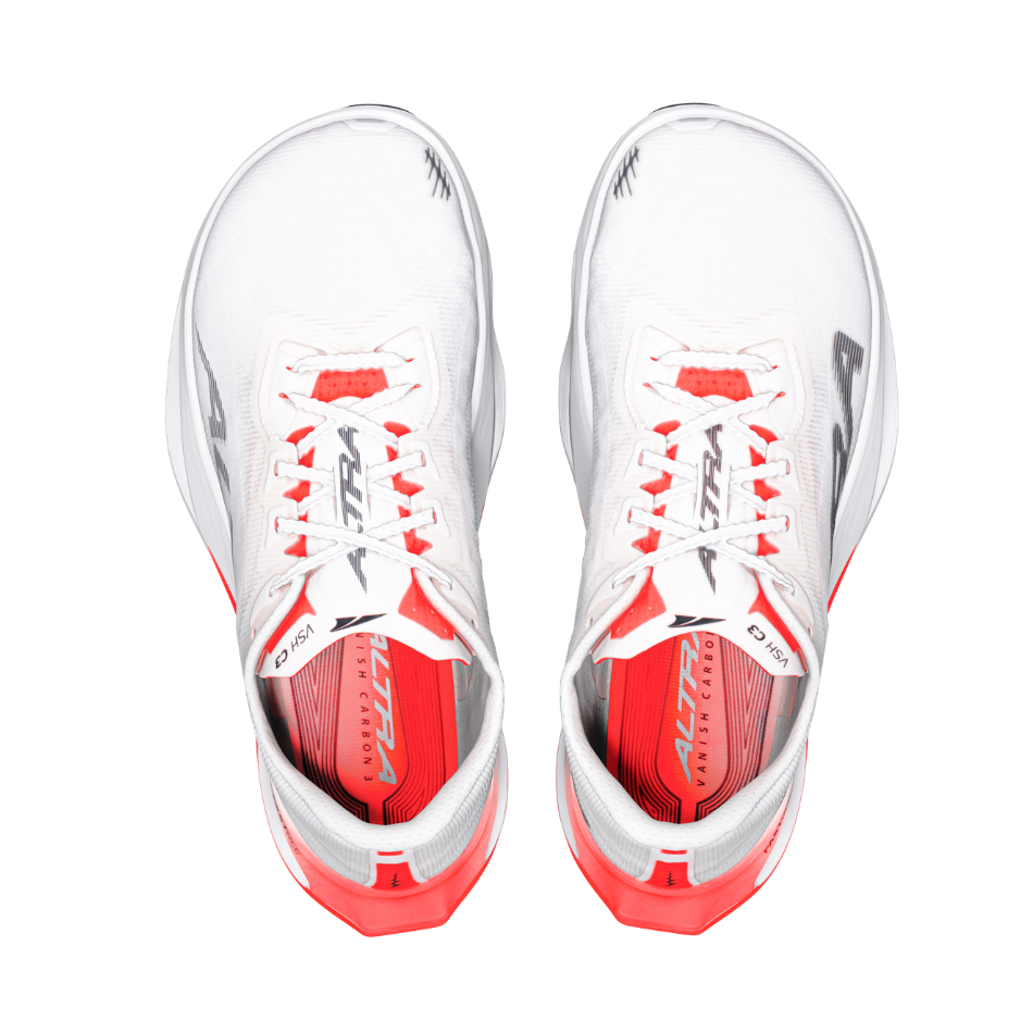 Altra Men's Vanish Carbon 3 Running Shoes in White/Black/Fiery Coral AW26