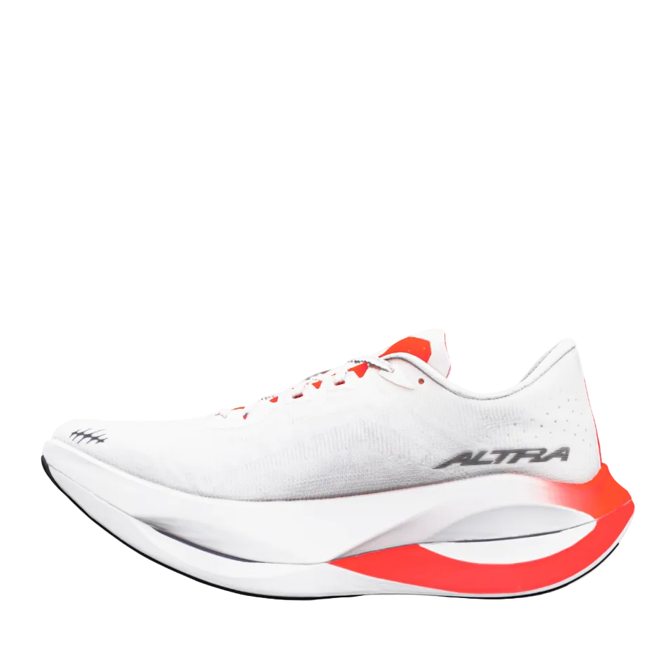 Altra Women's Vanish Carbon 3 Running Shoes in White/Black/Fiery Coral, side view