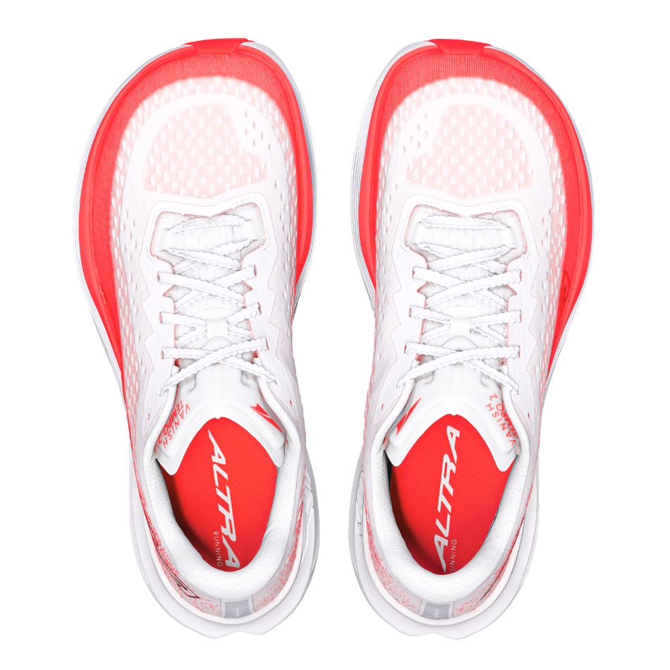 Altra Women's Vanish Tempo 2 Running Shoes in White/Fiery Coral AW26