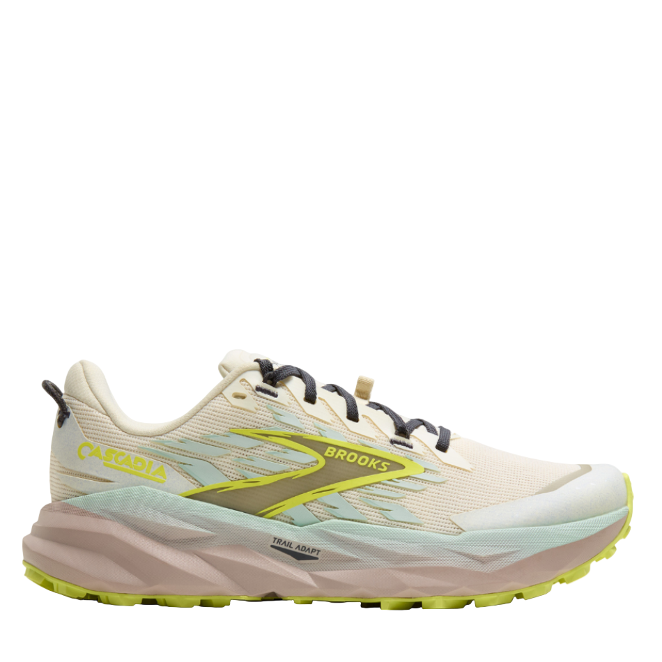 Cascadia 19 Trail Running Shoes Coconut Misty Blue Ebony AW25
