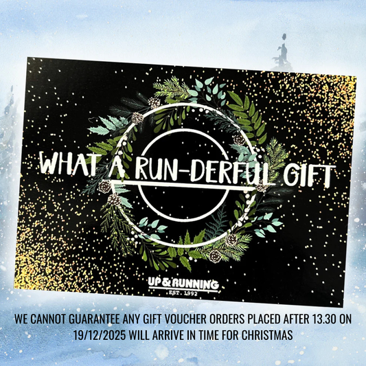 Up & Running Gift Cards - Physical Card - We cannot guarantee any orders placed after 13.30 on 19/12/2025 will deliver in time for Christmas