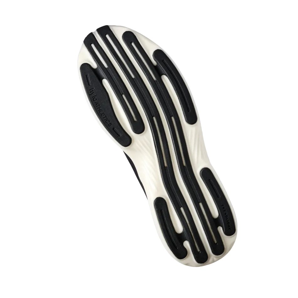 Hylo Unisex Impact 2 Running Shoes in Black/Undyed, outsole