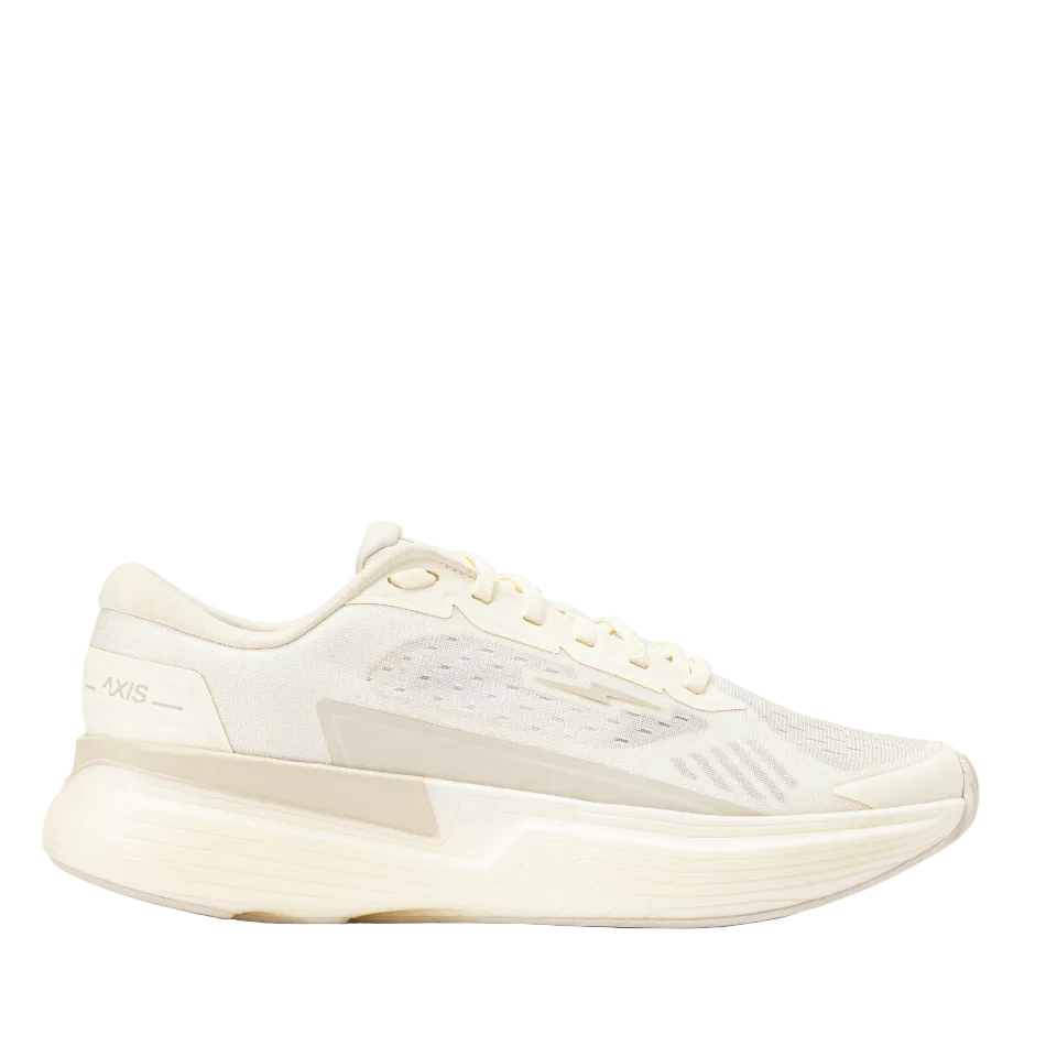 Hylo Unisex Axis Running Shoes in Undyed/Pebble, side view