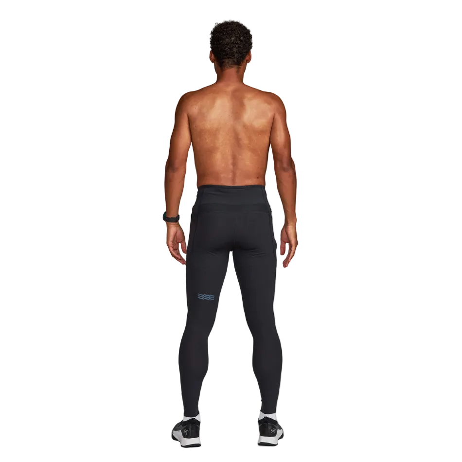 Janji Men's Trail Tight in Midnight, rear view