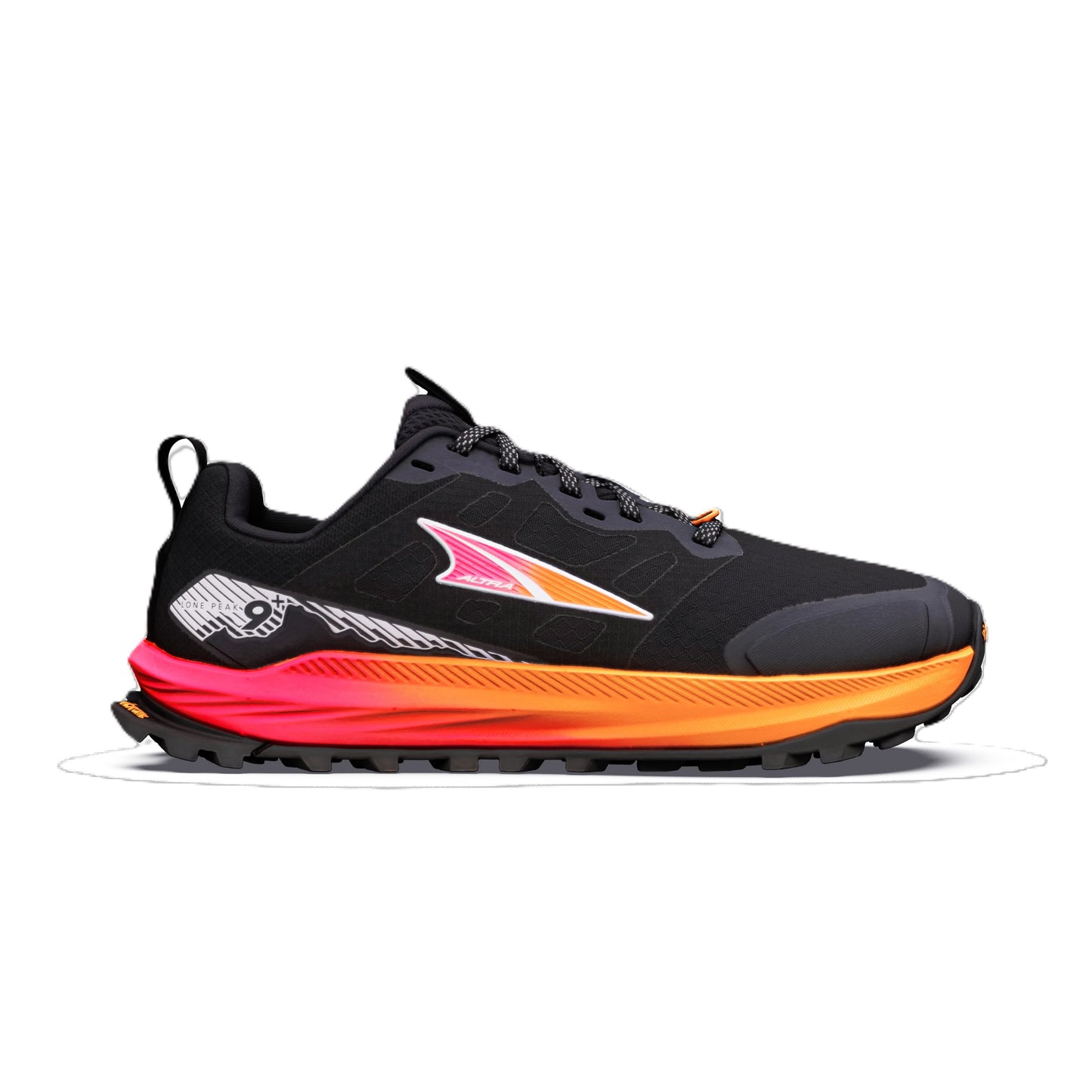 Altra Women's Lone Peak 9+ Trail Running Shoes in Black/Knockout Pink/White AW26