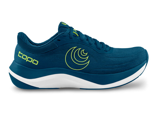 Topo Men's Ultrafly 6 Running Shoes in Navy/Lime SS26