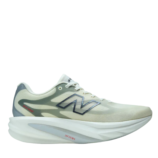 New Balance Men's SuperComp Rebel v1 Running Shoes in Angora, side view