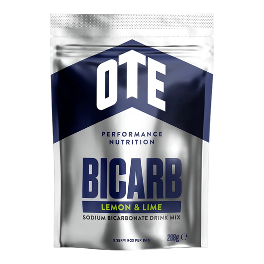 Up & Running OTE Bicarb Drink lemon and lime flavoured sodium bicarbonate sports performance supplement powder pouch