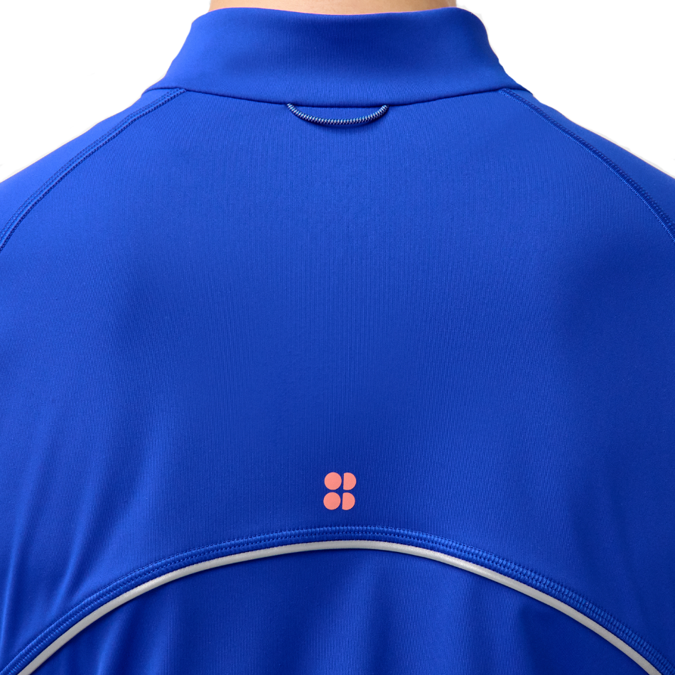 Sweaty Betty Runner's High Bonded Half Zip in Prussian Blue AW26