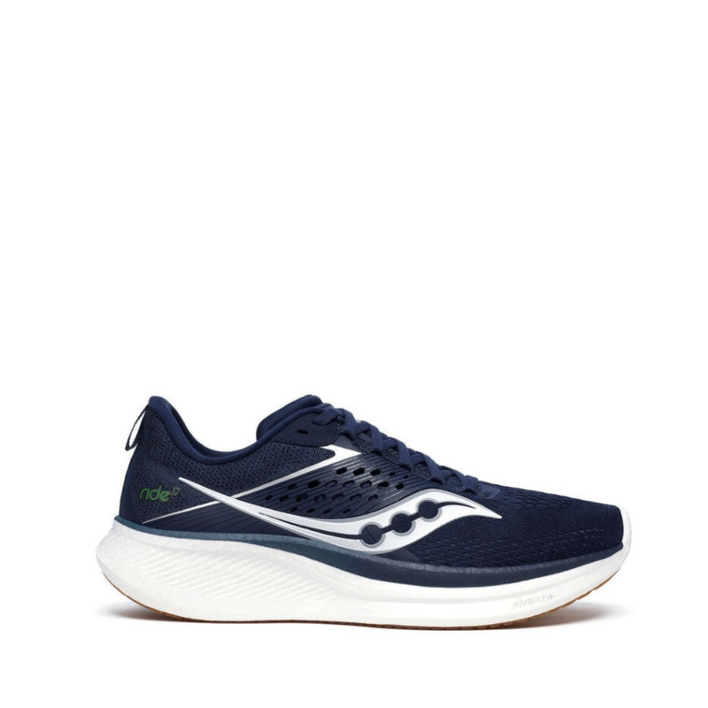 Saucony Ride 17 Men's Running Shoes AW24 Navy/Gum