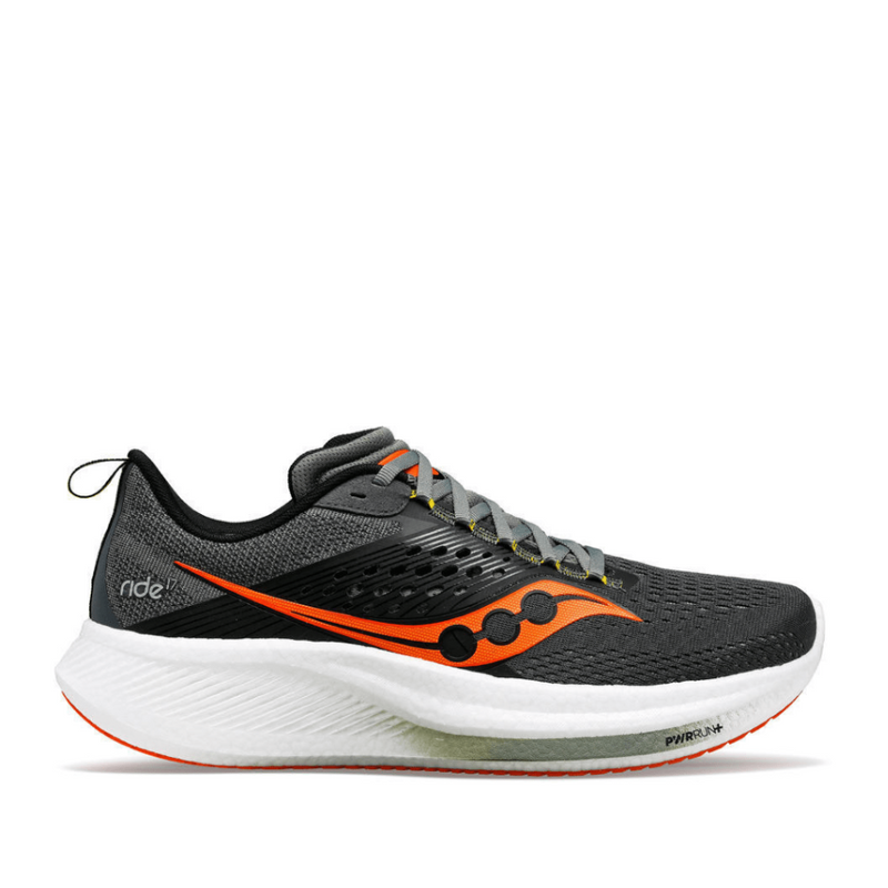 Saucony Ride 17 Men's Running Shoes SS24 Shadow / Pepper