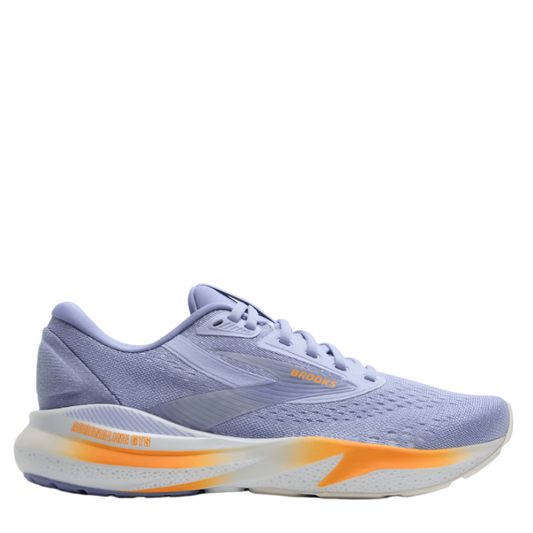 Brooks Women's Adrenaline GTS 24 Running Shoes in Blue Heron/White/Orange