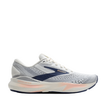 Brooks Women's Adrenaline GTS 24 Running Shoes D Width (Wide Fit) in Grey/Blue Ribbon/Peach SS25