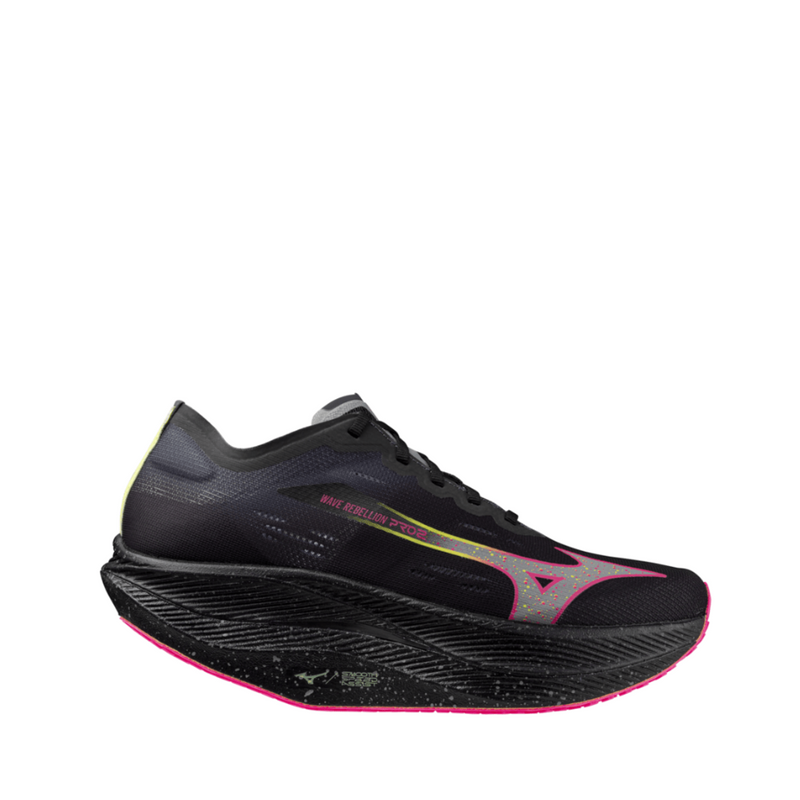 Mizuno Wave Rebellion Pro 2 Women's Running Shoes-Black/Silver/Pink/Tetra-AW24