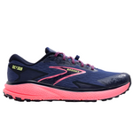 Brooks Divide 5 Women's Running Shoes in Grey Blue/Pink/Lime AW24