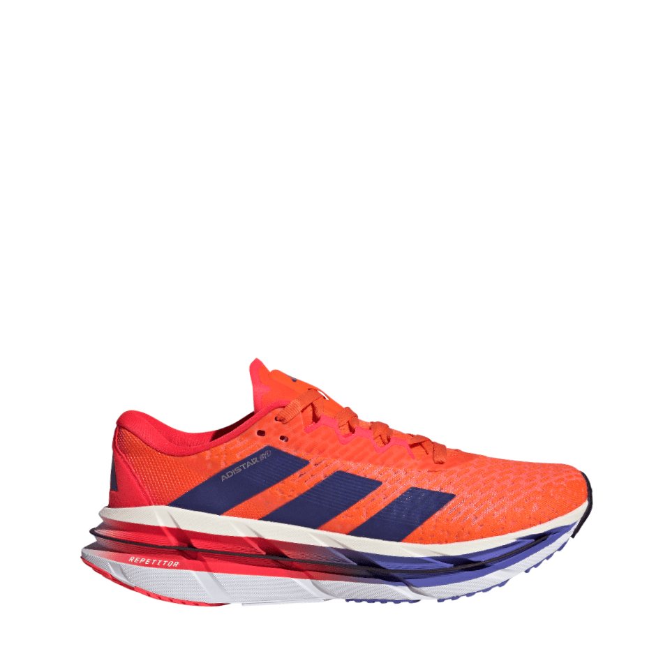 Adidas Shoes Adidas Adistar BYD M Men's Running Shoes in Impact Orange/Lucid Blue/Lucid Red SS25 - Up and Running