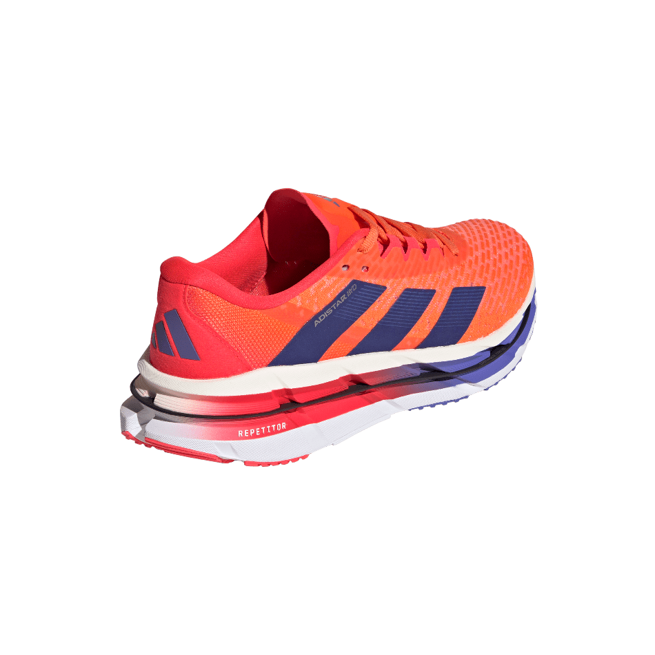 Adidas Shoes Adidas Adistar BYD M Men's Running Shoes in Impact Orange/Lucid Blue/Lucid Red SS25 - Up and Running