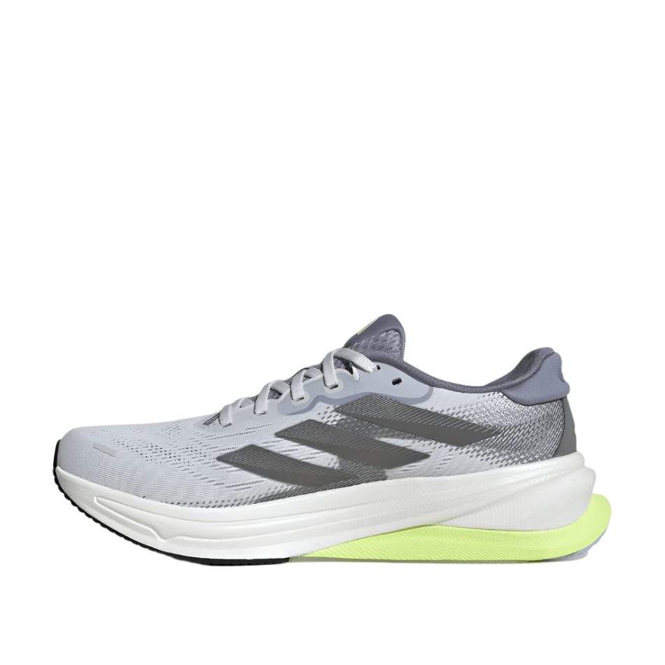 Adidas Shoes Adidas Men's Supernova Solution 2 Running Shoes in Dash Grey/Iron Met/Hi-Res Yellow SS25 - Up and Running