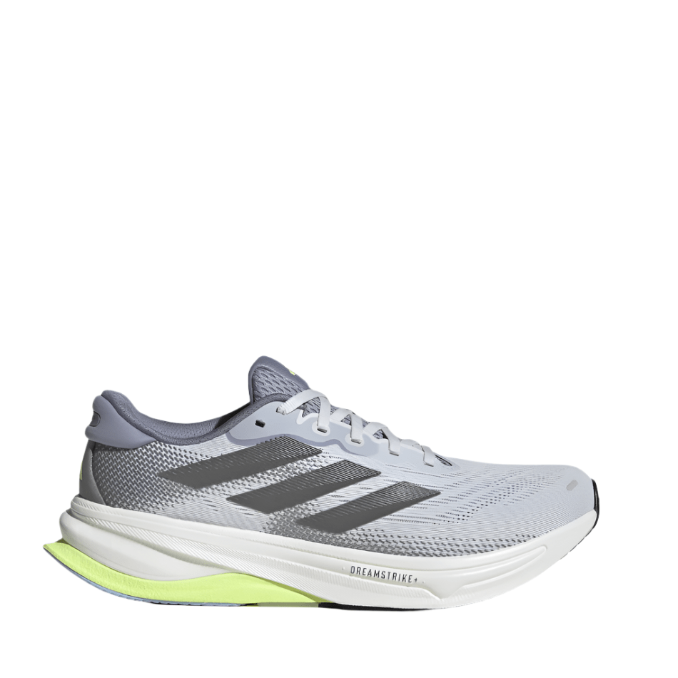 Adidas Shoes Adidas Men's Supernova Solution 2 Running Shoes in Dash Grey/Iron Met/Hi-Res Yellow SS25 - Up and Running