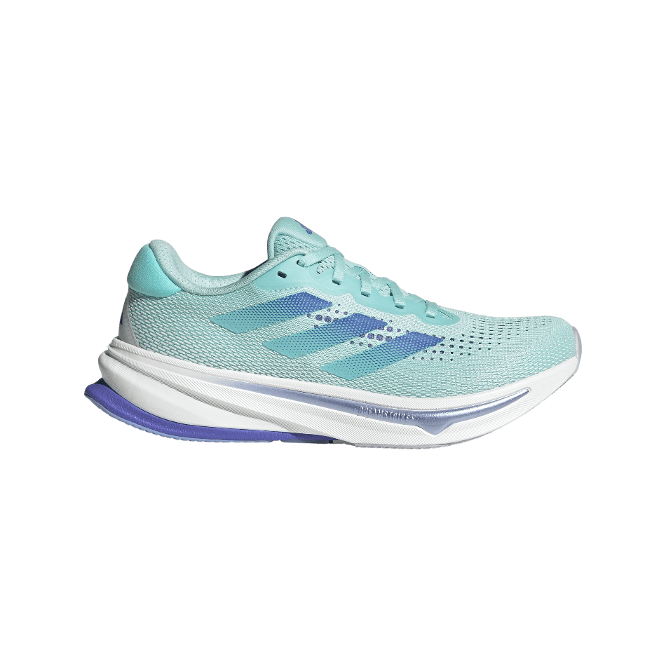 Adidas Shoes Adidas Supernova Rise Women's Running Shoes in Semi Flash Aqua/Cobalt Blue/Blue Spark Met AW24 - Up and Running