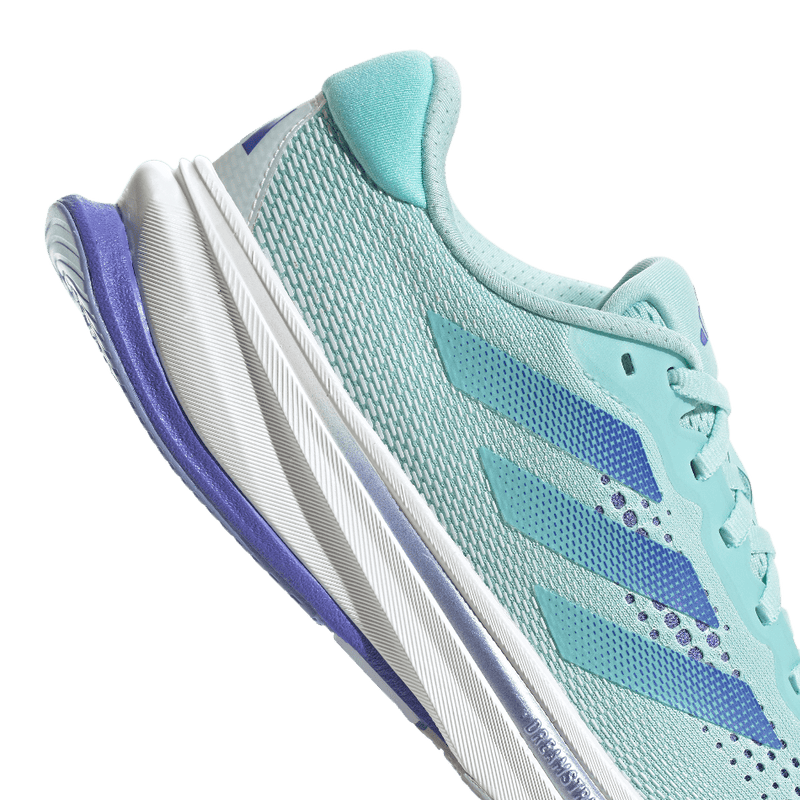 Adidas Shoes Adidas Supernova Rise Women's Running Shoes in Semi Flash Aqua/Cobalt Blue/Blue Spark Met AW24 - Up and Running