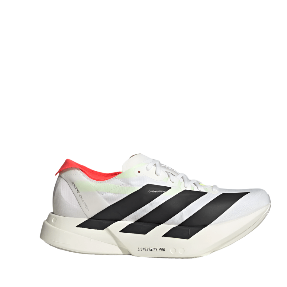 Adidas Shoes Adidas Women's Adizero Adios Pro 4 Running Shoes in FTWR Cloud White/Core Black/Silver Metallic SS25 - Up and Running