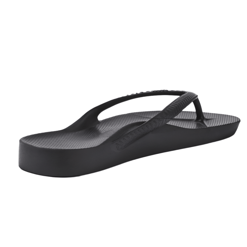 Archies shoes Archies Arch Support Flip Flops in Black - Up and Running