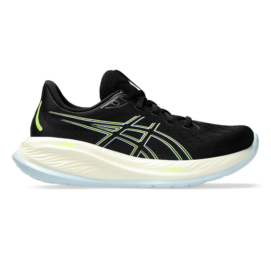 Asics Shoes ASICS Gel-Cumulus 26 Women's Running Shoes AW24 Black/Safety Yellow - Up and Running