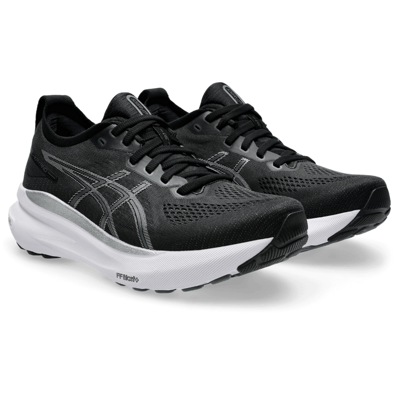 Asics Shoes Asics Gel Kayano 31 Women's Running Shoes Black/Pure Silver AW24 - Up and Running