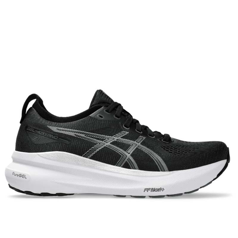 Asics Shoes Asics Gel Kayano 31 Women's Running Shoes Black/Pure Silver AW24 - Up and Running