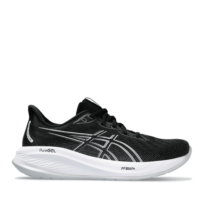 Asics Shoes Asics Men's Cumulus 26 Running Shoes in Black/Concrete SS25 - Up and Running