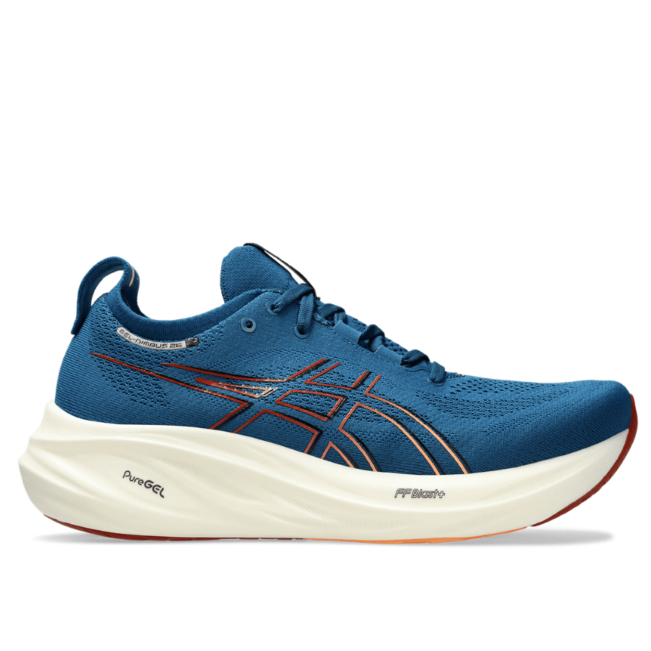 ASICS Footwear ASICS Men's Gel-Nimbus 26 AW24 - Rich Navy/Faded Orange - Up and Running