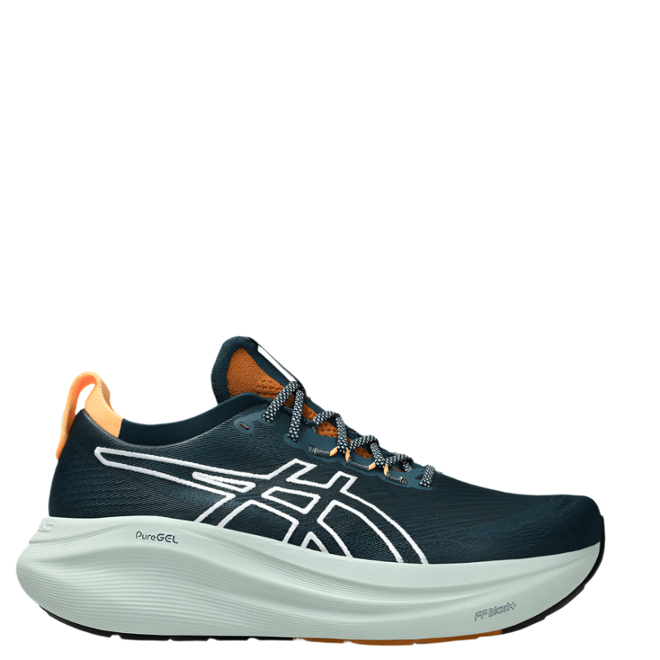 ASICS Shoes ASICS Men's GEL-NIMBUS 27 TR Running Shoes in Nature Bathing/Tranquil Teal AW25 - Up and Running